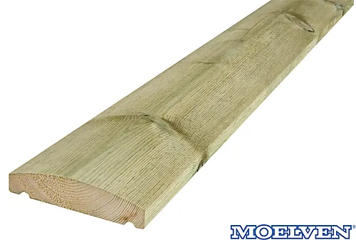 Altanrekke furu CU-impregnert rund 34x145 mm KL1