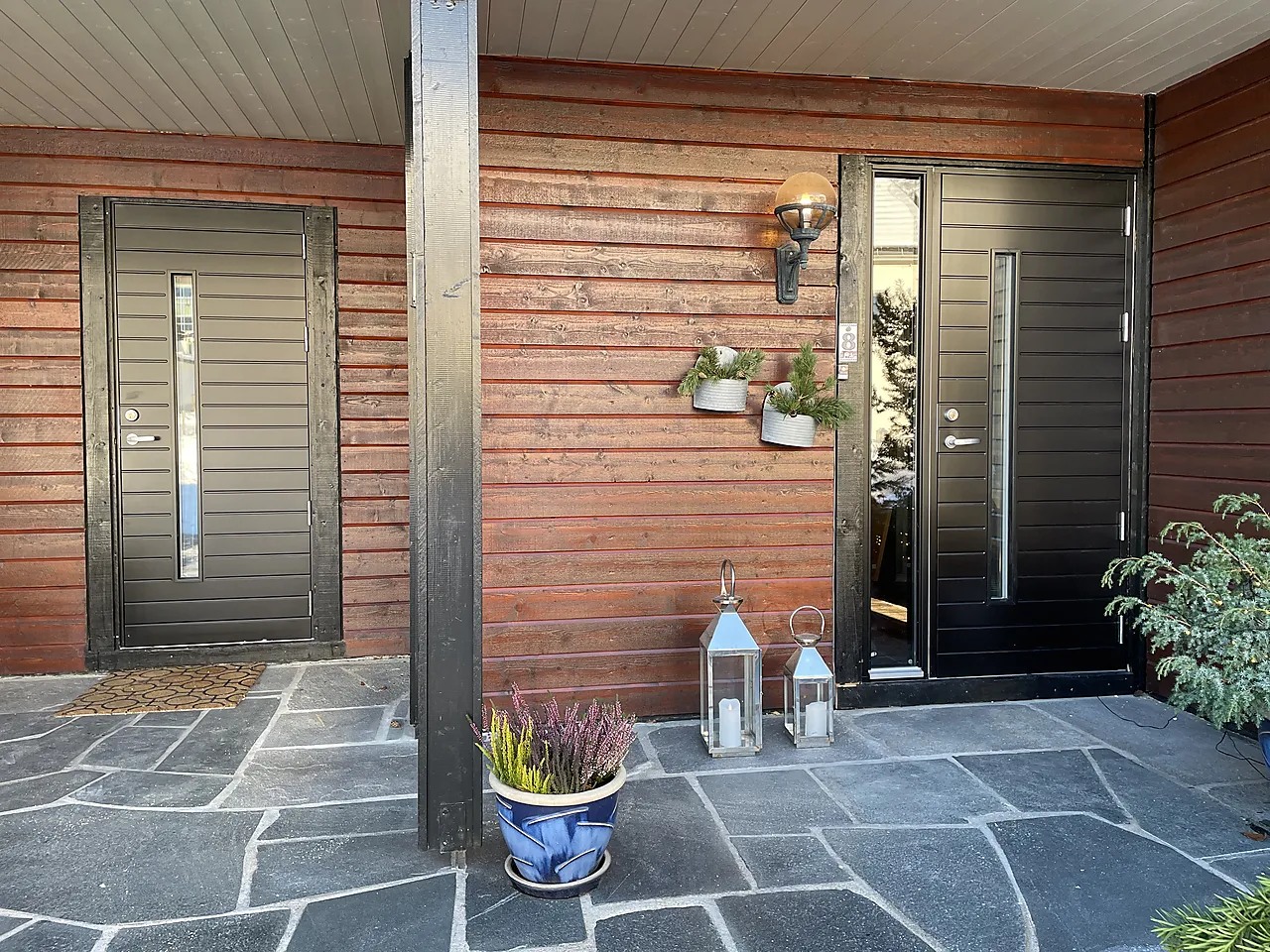 Ytterdør Fjell 07 svart høyre 90x210 cm null - 90x210 cm - 2 - Miniatyr