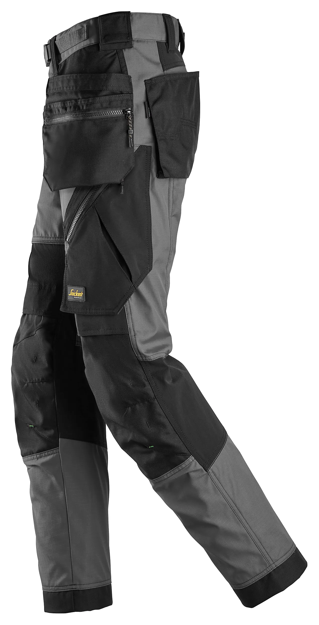 Bukse  FlexiWork+ mørk grå/sort str 46
