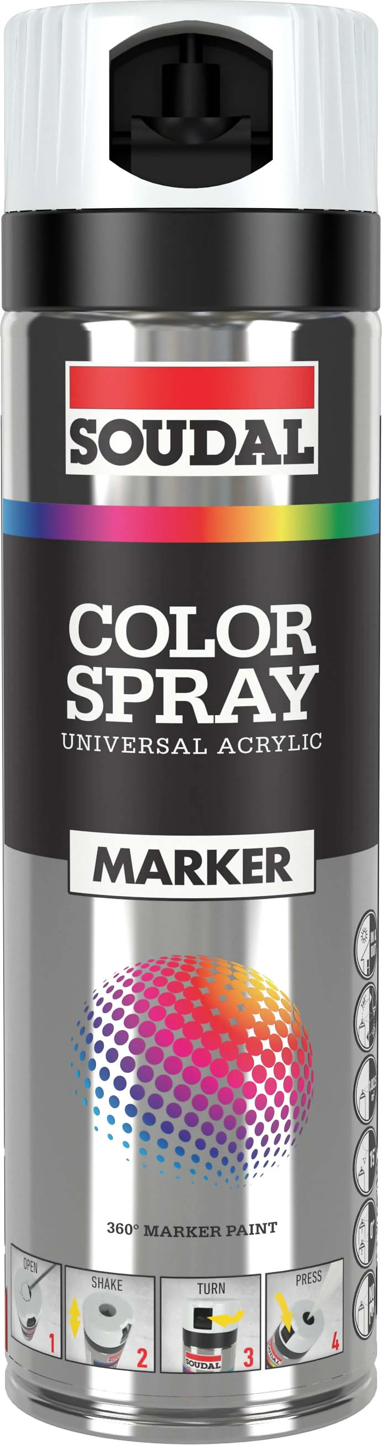 Merkespray Hvit 500ml