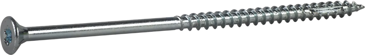 Treskrue inv sh 6x130 fzba-100 senkhode blankforsinket stål null - 130 - 2 - Miniatyr