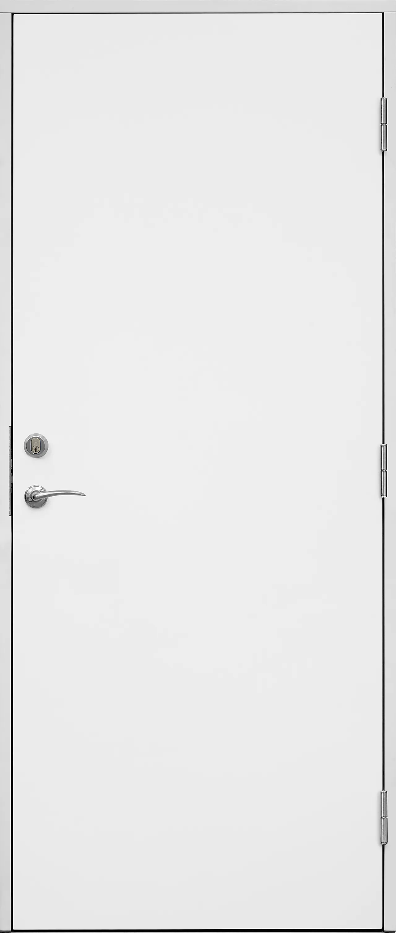 Ytterdør Metro 100x210 cm hvit høyre