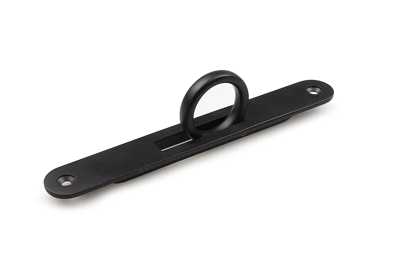 Skyvedørsring av messing sort Skyvedørsring av messing sort