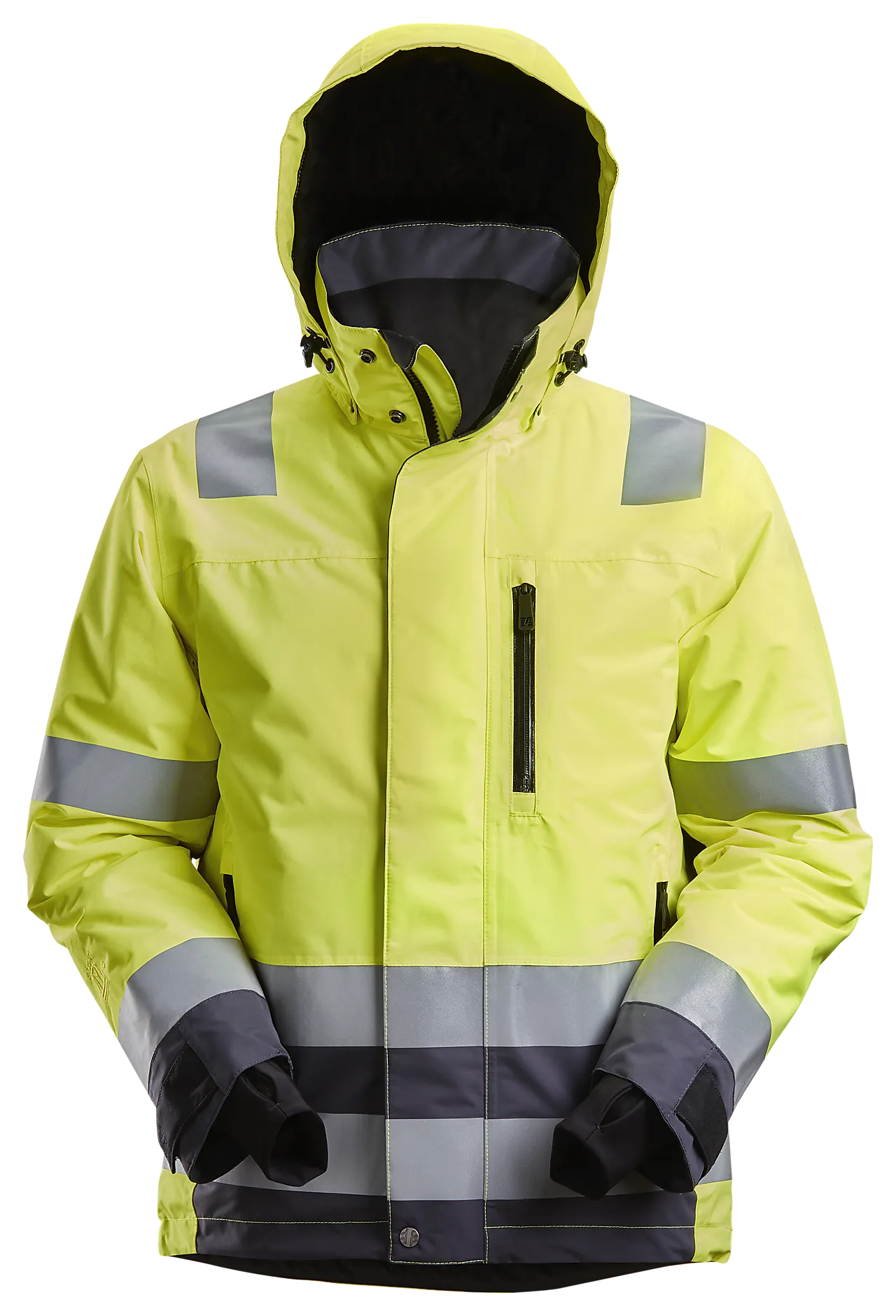 Snickers 1132 vinterjakke gul/mørk grå str XS Snickers 1132 vinterjakke gul/mørk grå str XS