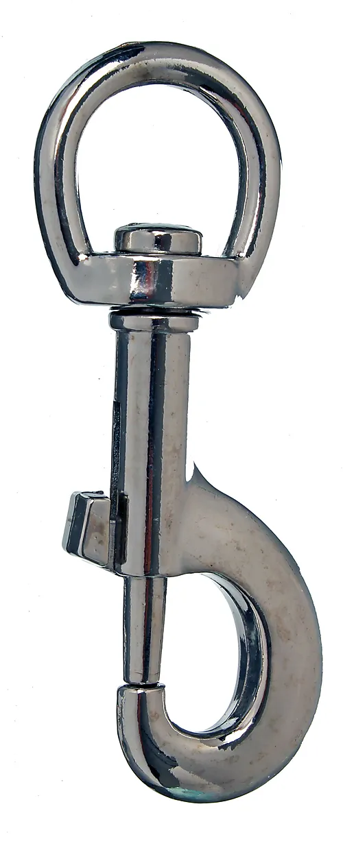 Karabinkrok m/ 30 mm øye pakke a 2 stk