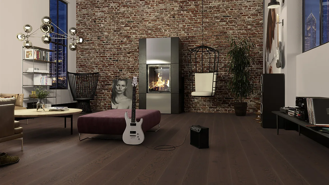 Parkett 1-stav eik brazilian brown castle Parkett 1-stav eik brazilian brown castle