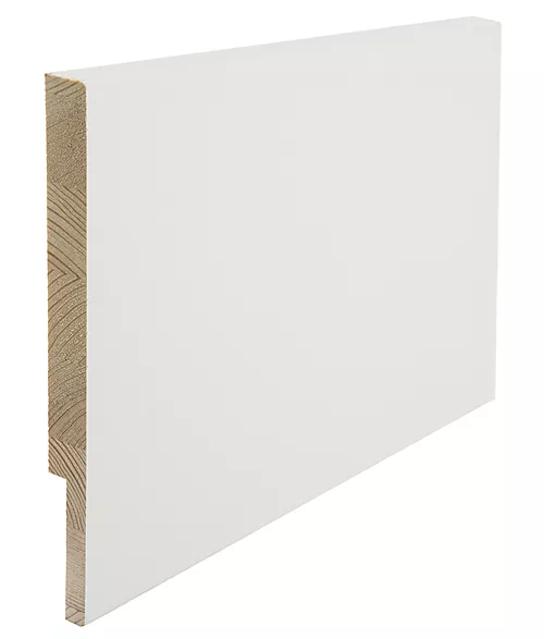 Utforing furu laminert hvit bomull S0502-Y 18x220x4400 mm