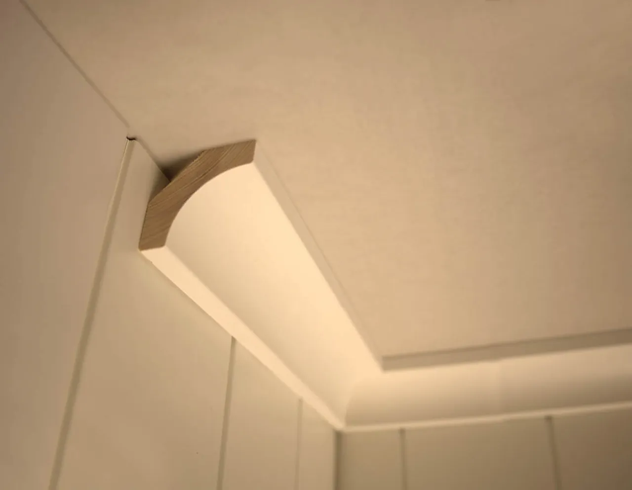 Hulkillist tak furu hvit bomull S0502-Y 21x58x4400 mm null - null - 3 - Miniatyr