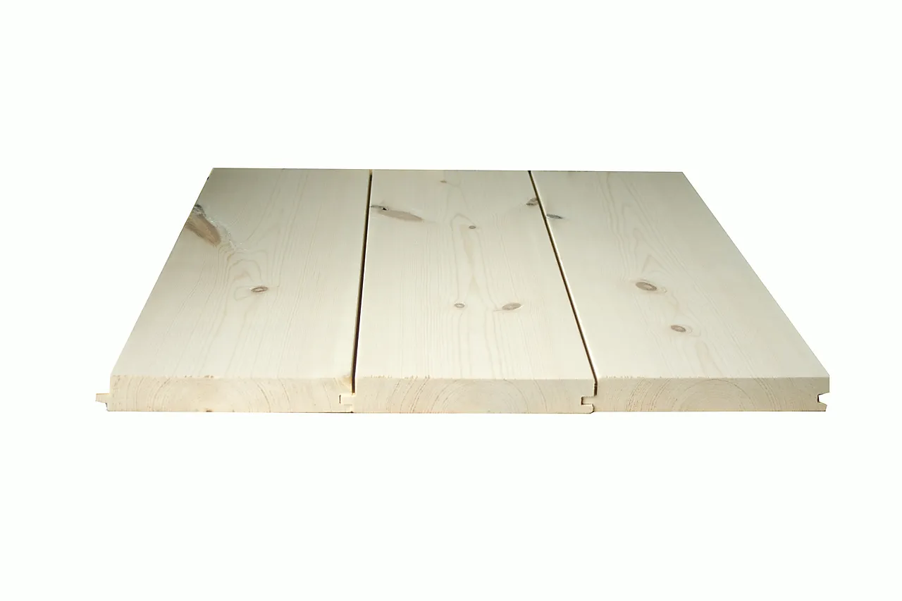 Herregårdspanel natur 20x135 mm ubehandlet furu