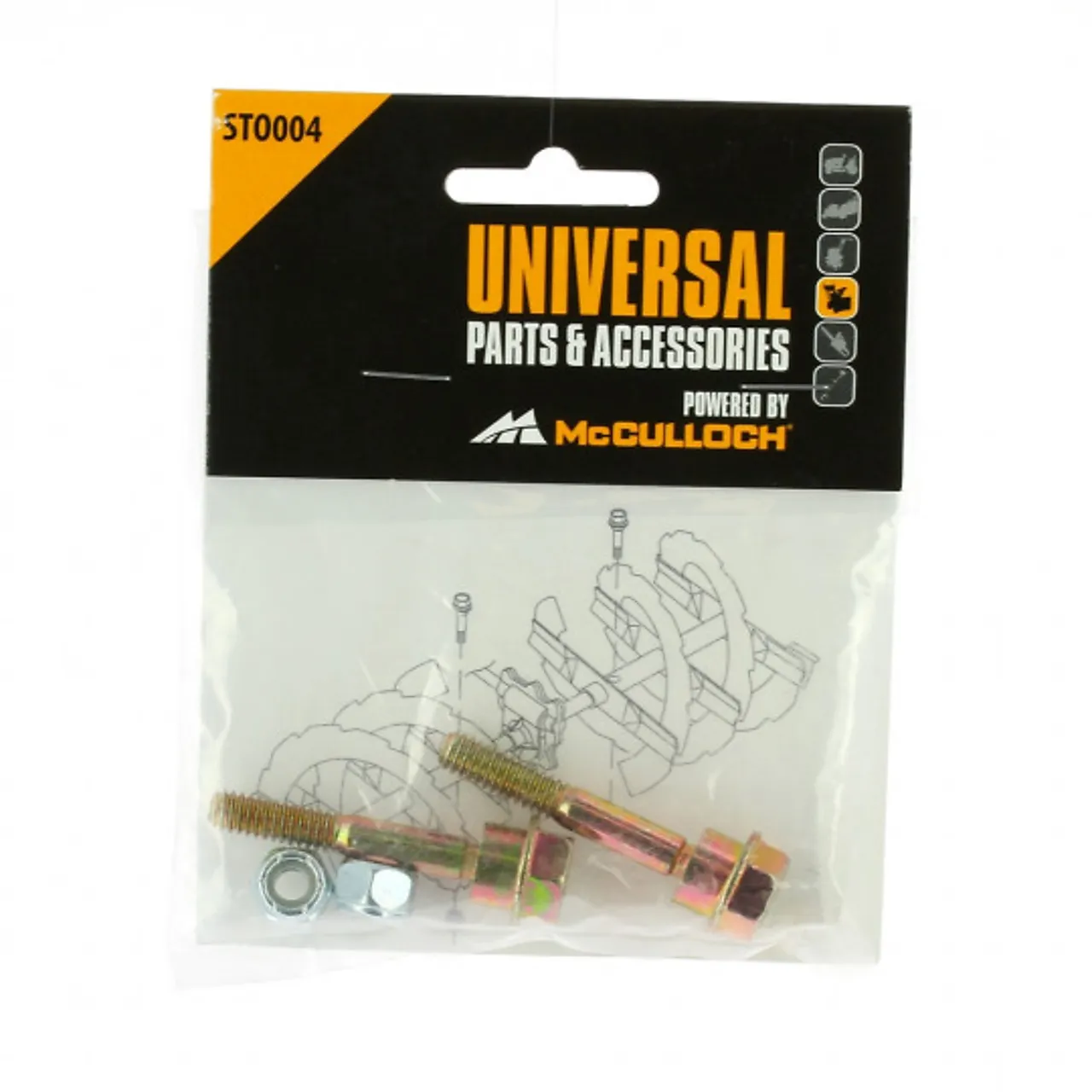 Brytebolter til snøfres 2 stk null - null - 3 - Miniatyr