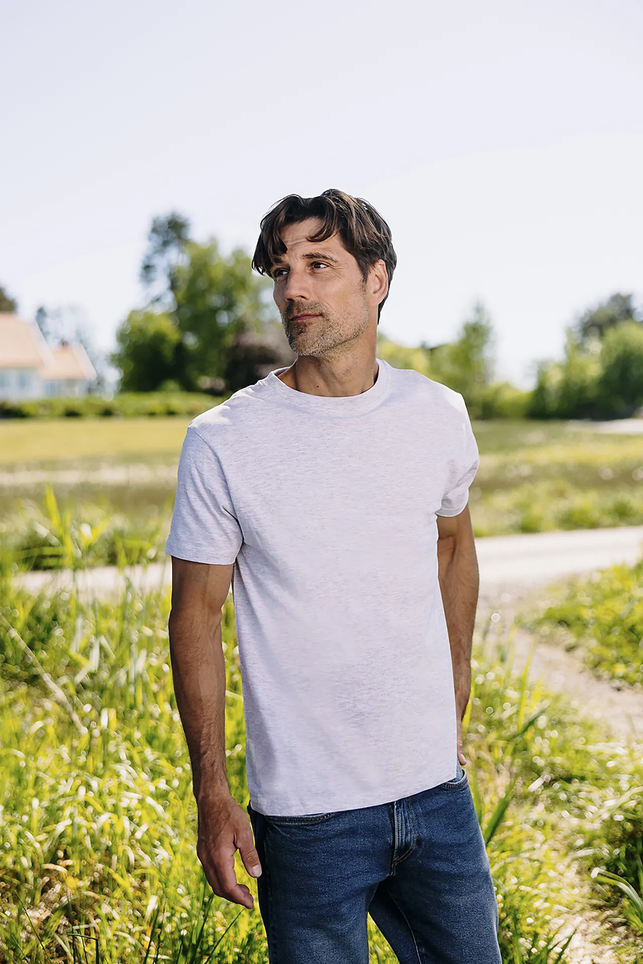 Unisex T-skjorte Sort XS 100% Bomull