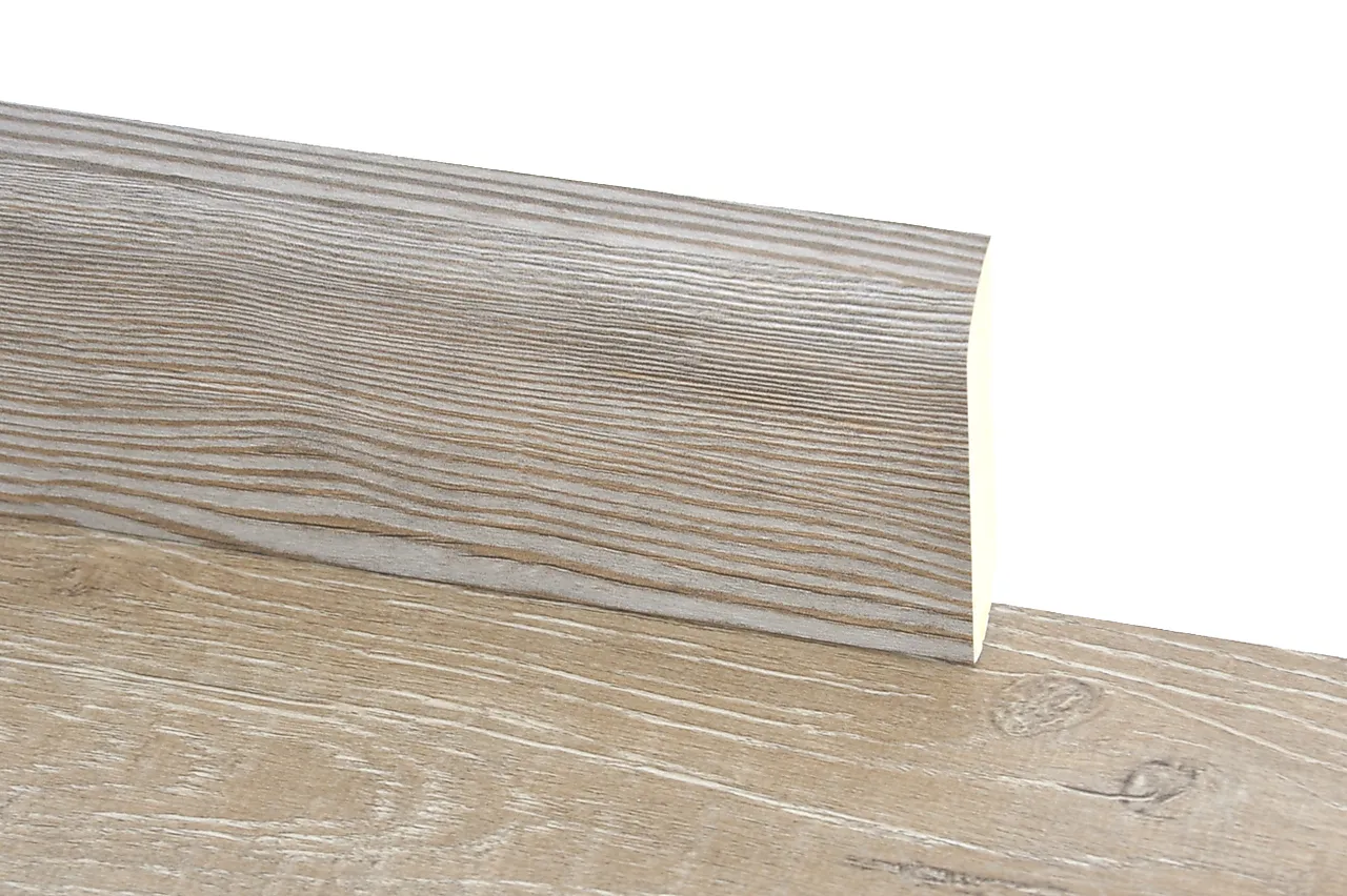 Gulvlist vinyl eik hvit 60