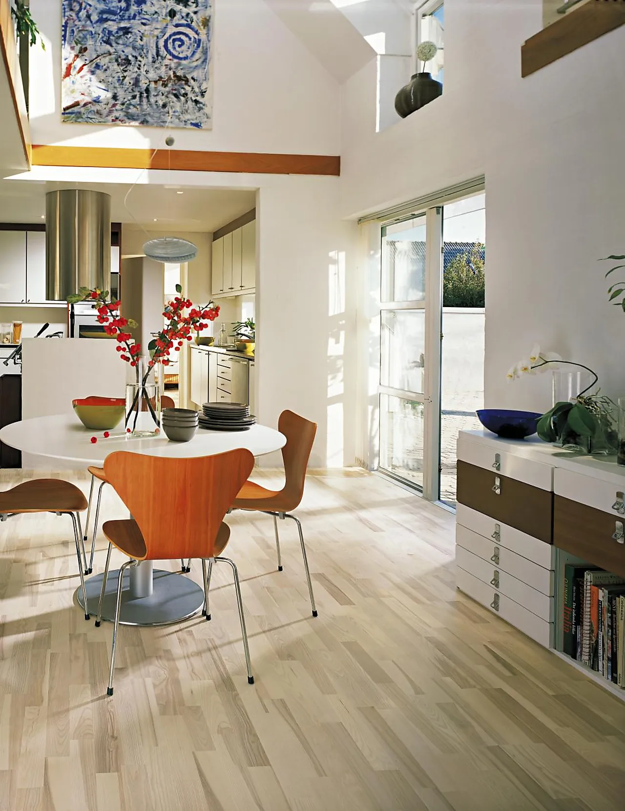 Kährs parkett Ask Skagen matt hvitpigmentert null - null - 2 - Miniatyr