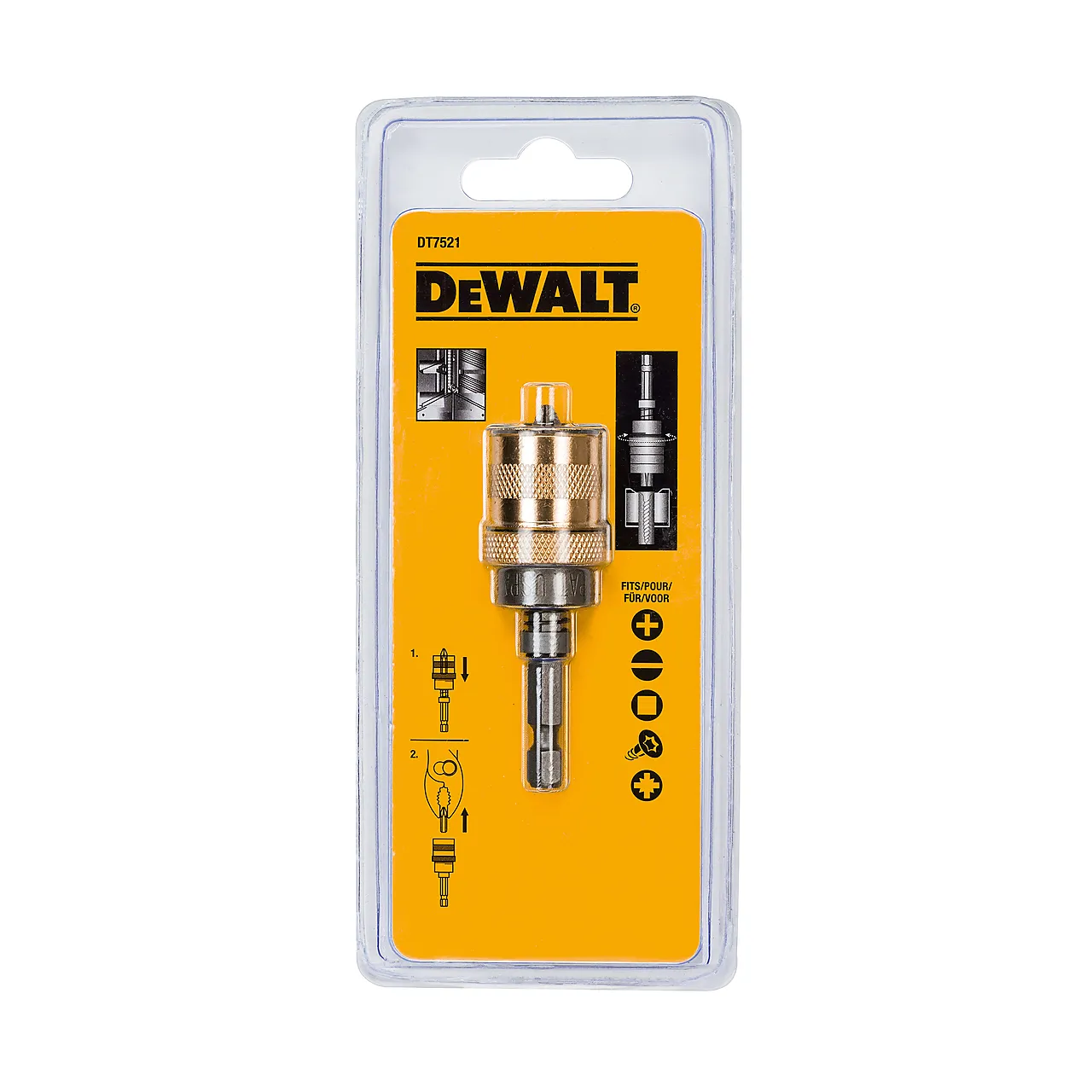 Dewalt bitsholder magnetisk DT7521 gips for DCF6201 Dewalt bitsholder magnetisk DT7521 gips for DCF6201