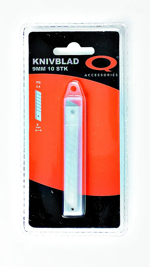 Reserveblad 9 mm 10 stk