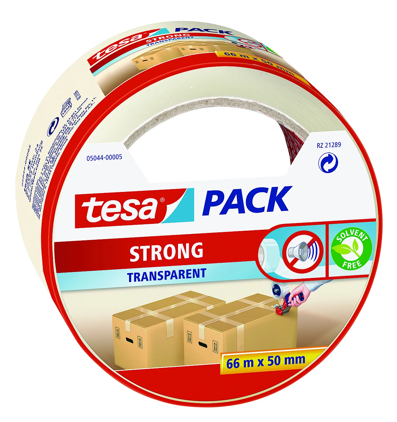 Emballeringstape transparent 66 m x 50 mm Emballeringstape transparent 66 m x 50 mm