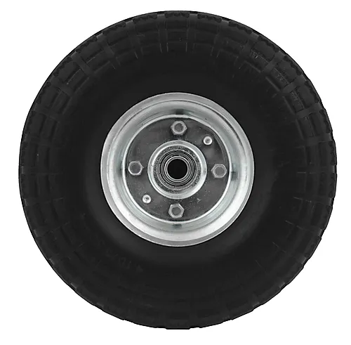 Hjul 10" pu t/sekketralle 16mm