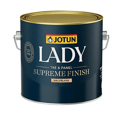 Lady Supreme Finish 40 hvit base 2,7 liter halvblank