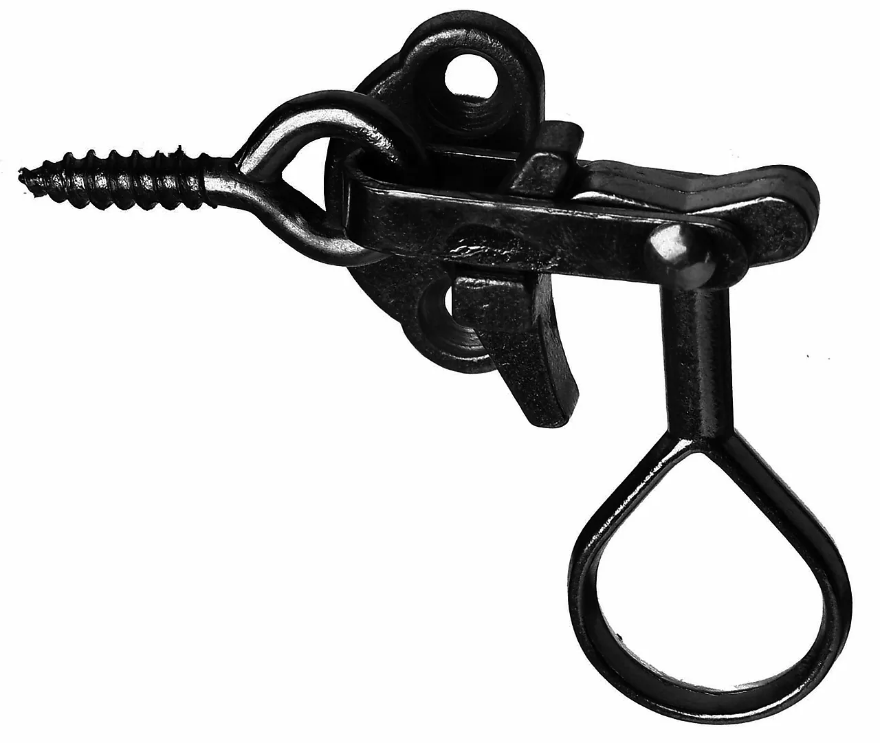 Vinduslås med øyeskrue svart