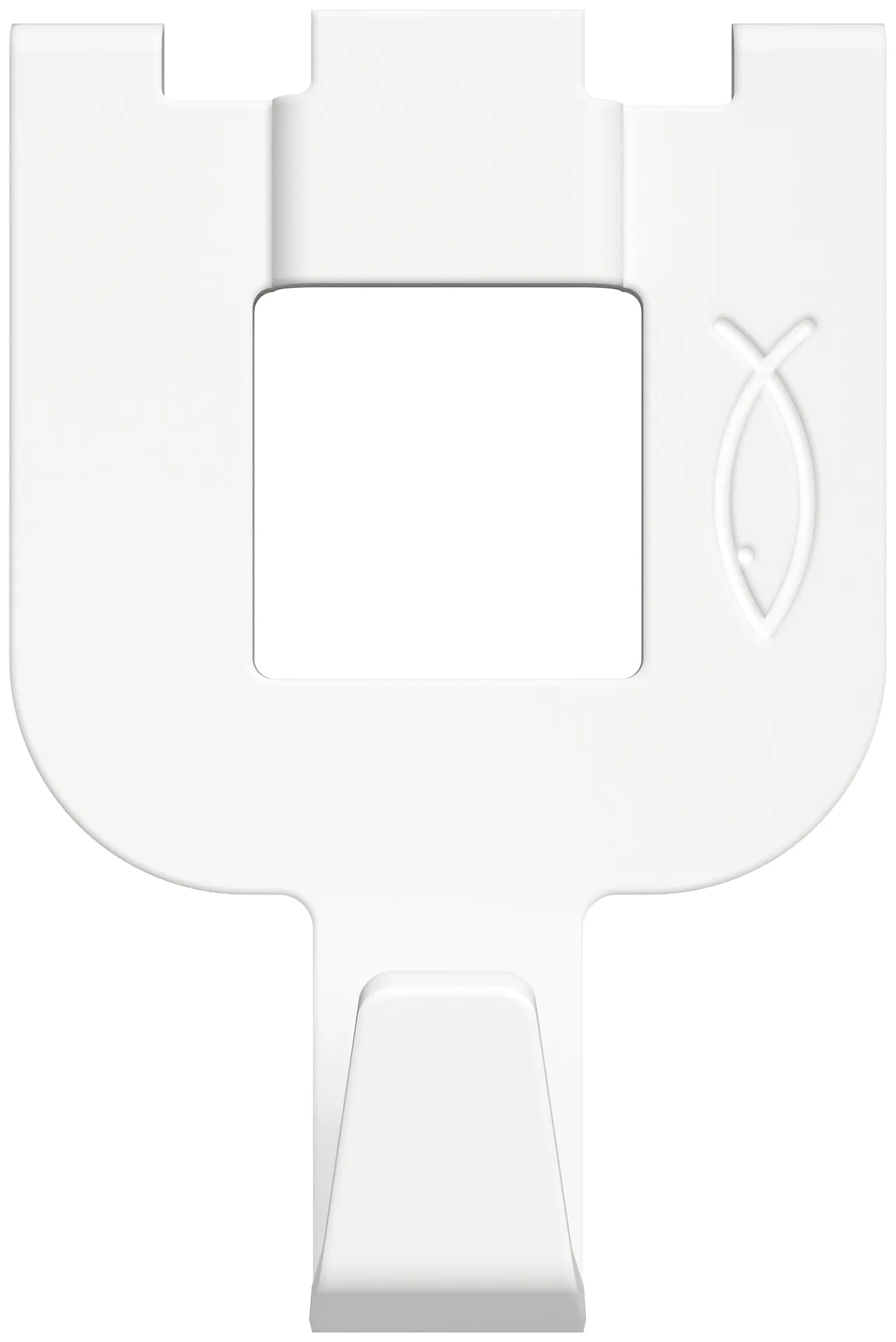 Opphengskrok Fast & Fix hvit blisterkort a 8 stk null - 1 - 3 - Miniatyr