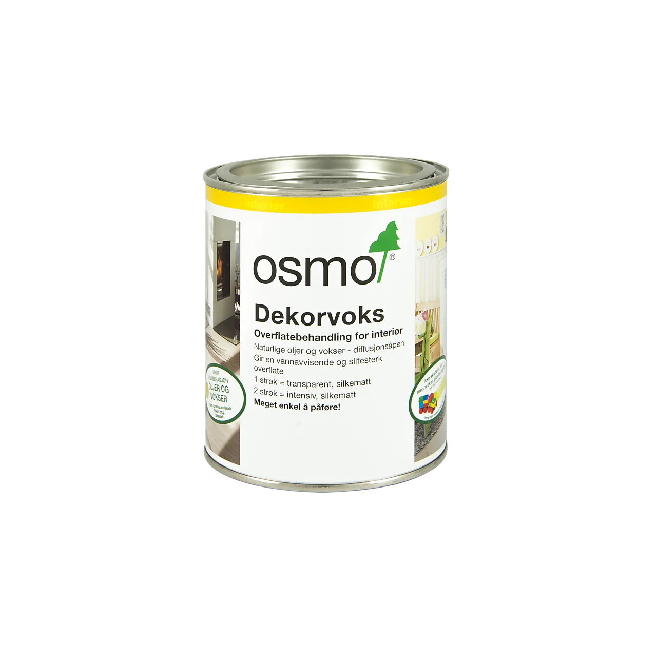 Dekorvoks 3166 0,75L valnøtt Dekorvoks 3166 0,75L valnøtt