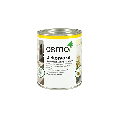 Dekorvoks 3192 0,75L sølv poppel