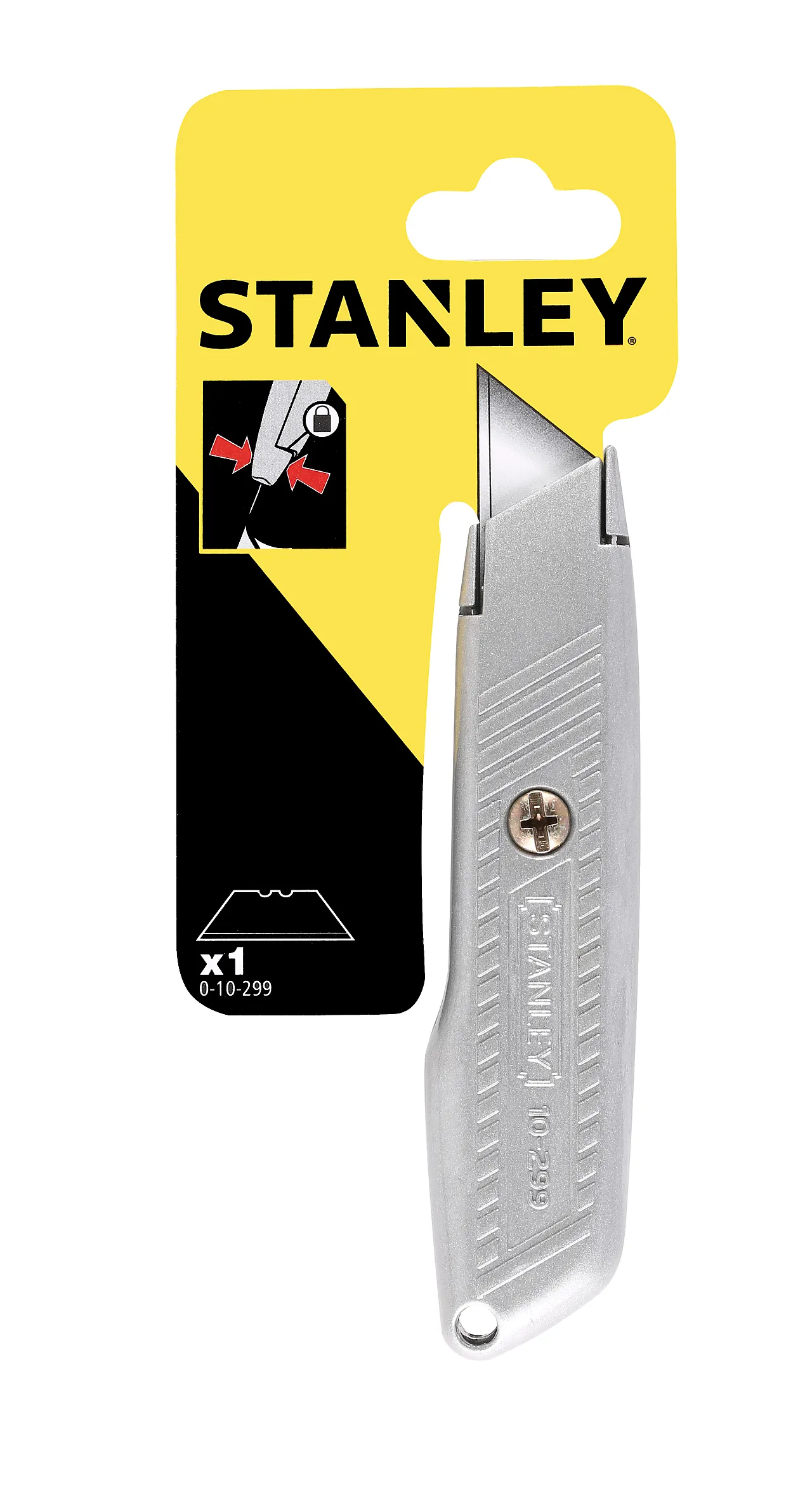 Kniv utility m/fast blad 0-10-299 stanley