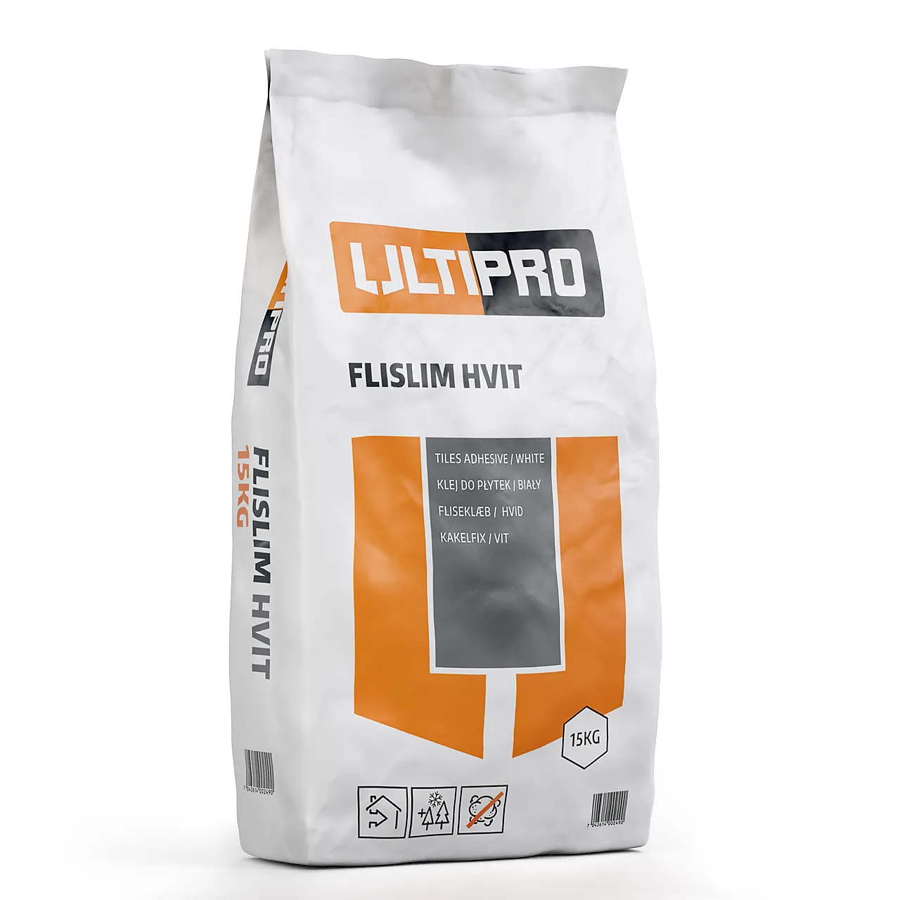 Flislim hvit 15 kg null - null - 2 - Miniatyr