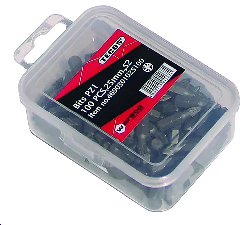Bits s2 ph2x25 100 stk pak tecos