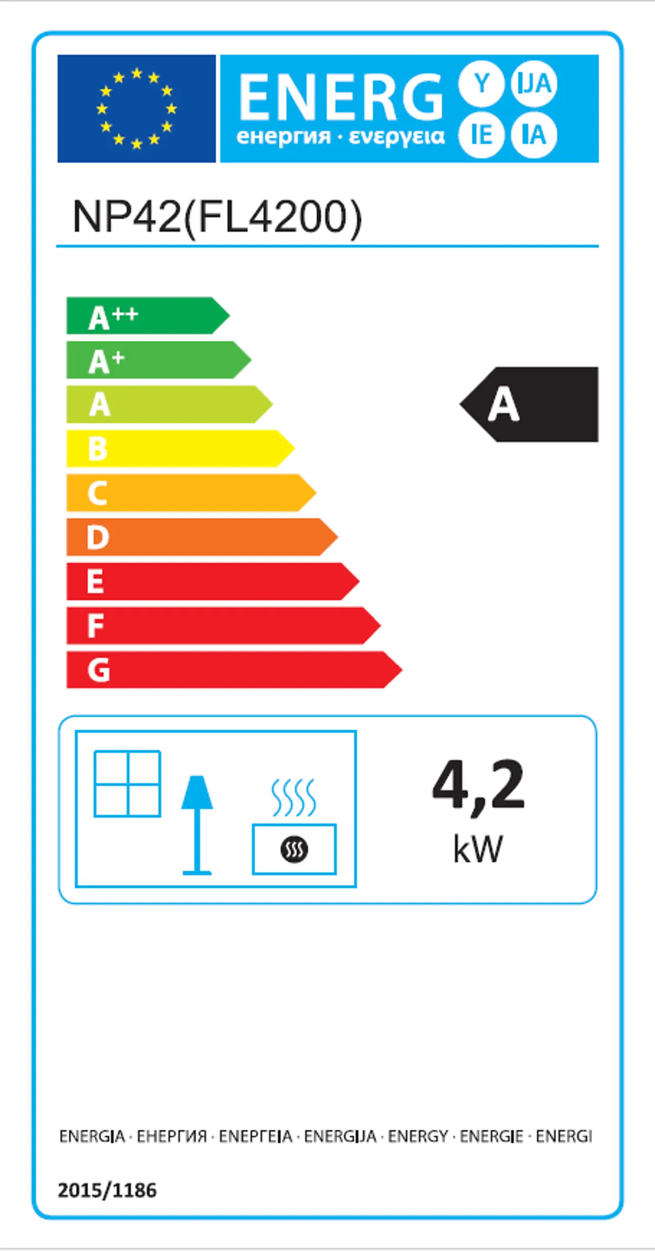 Gassovn lima 4200 watt null - null - 2 - Miniatyr