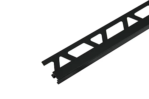 Hjørnelist firkant 8mm svart matt squarejolly aluminium 2,7m