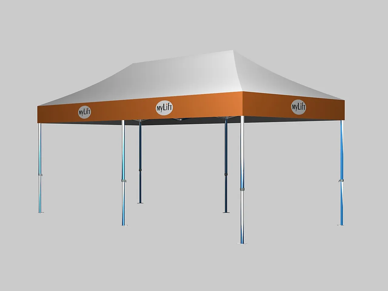 Ramme til pop-up telt 3 x 6 meter null - null - 2 - Miniatyr