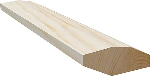 Taklist 13x40 mm ubehandlet furu
