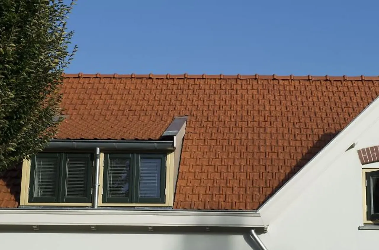 Takstein KDN Boulet naturell rød null - Normalstein - 3 - Miniatyr