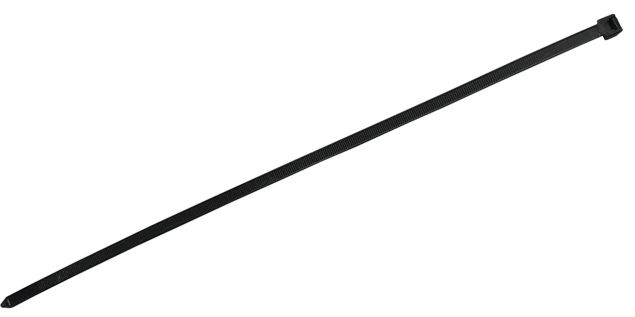 Kabelstrips ubn 7,6x550 mm sort 100 stk null - 7,6x550 mm - 2 - Miniatyr