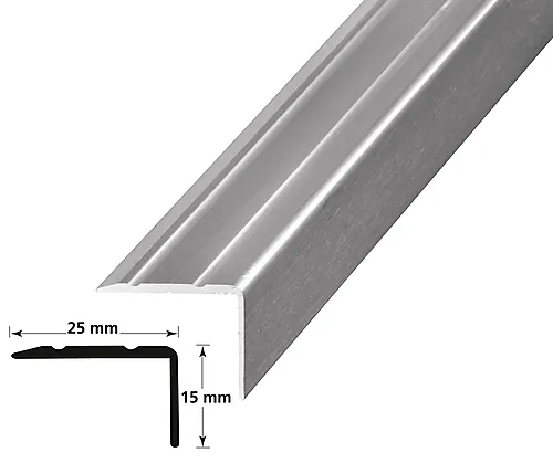 Trappenese nr 9 sølv eloksert 2 meter