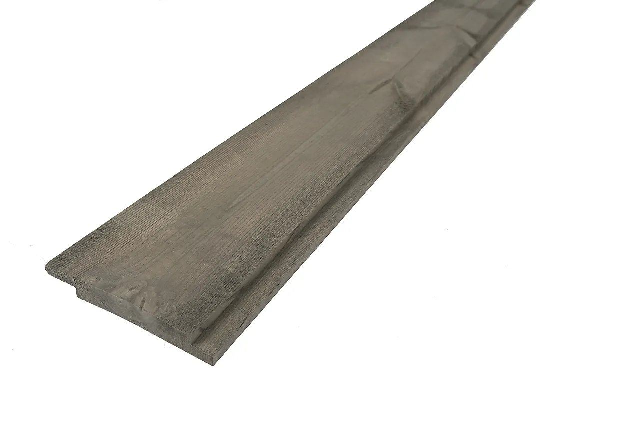 Kledning dobbelfals rettkant 19x148 mm grå null - null - 2 - Miniatyr