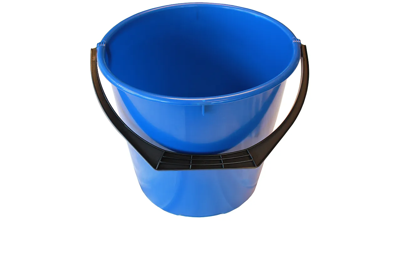 Bøtte rund 10l blå nordiska plast plast håndtak ø275x265mm