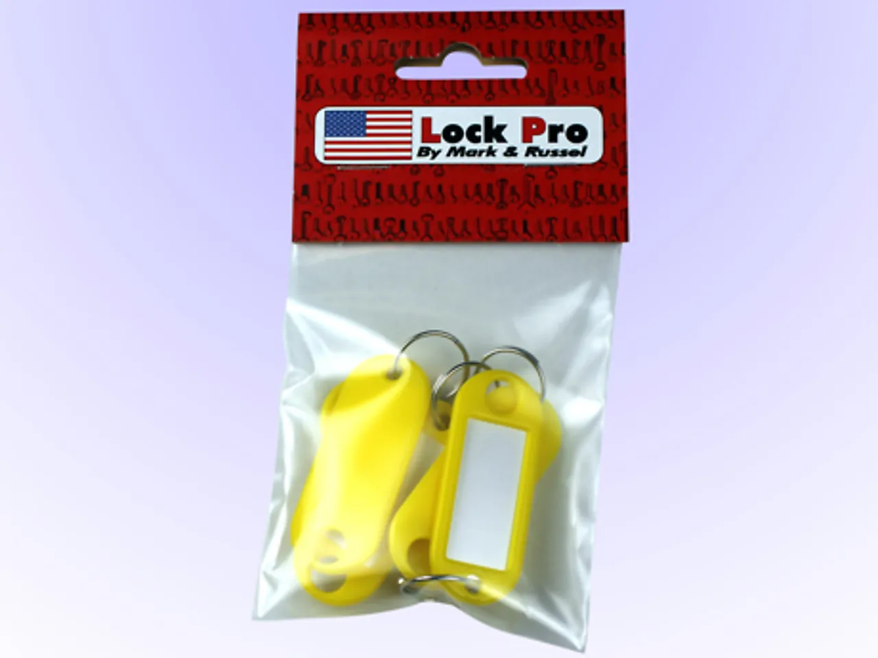 Nøkkelbrikke gul 5-pk gds Nøkkelbrikke gul 5-pk gds