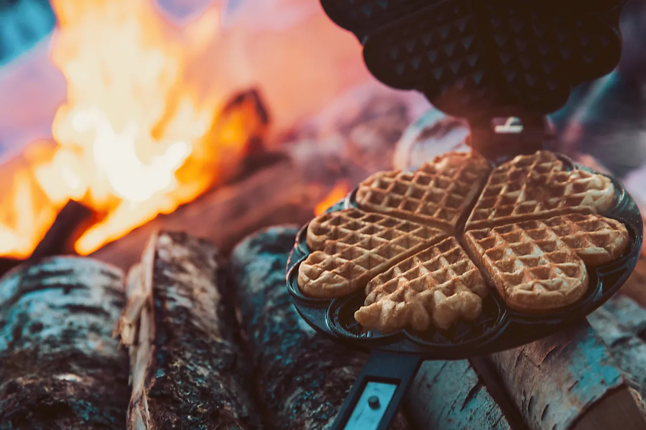 Vaffeljern til bålpanne null - null - 2 - Miniatyr