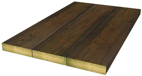 Terrassebord kl1 furu Royal brun 28x120x4800 mm