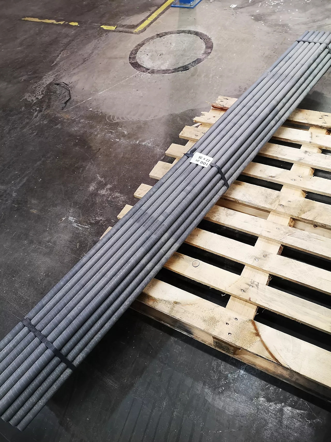 Avstandsrør 32-38 mm  hdpe 2m grå (pr/m)