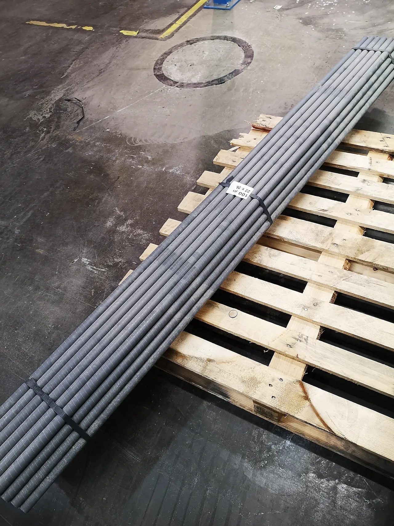 Avstandsrør 32-38 mm  hdpe 2m grå (pr/m)