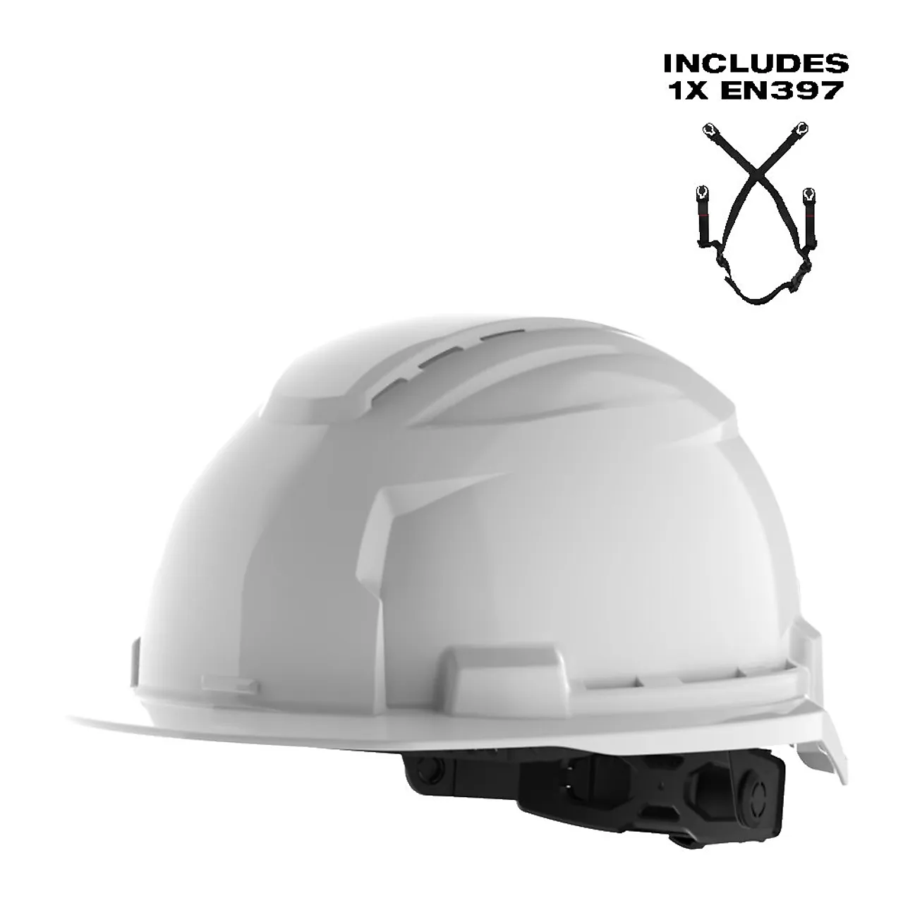 Milwaukee vernehjelm BOLT 100 hvit vent