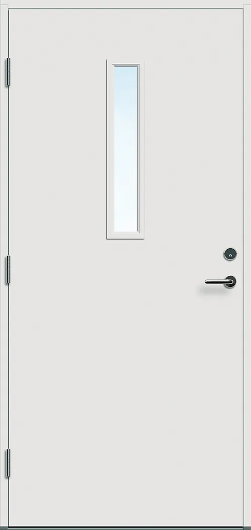 Ytterdør 90x210 Kjeller hvit venstre