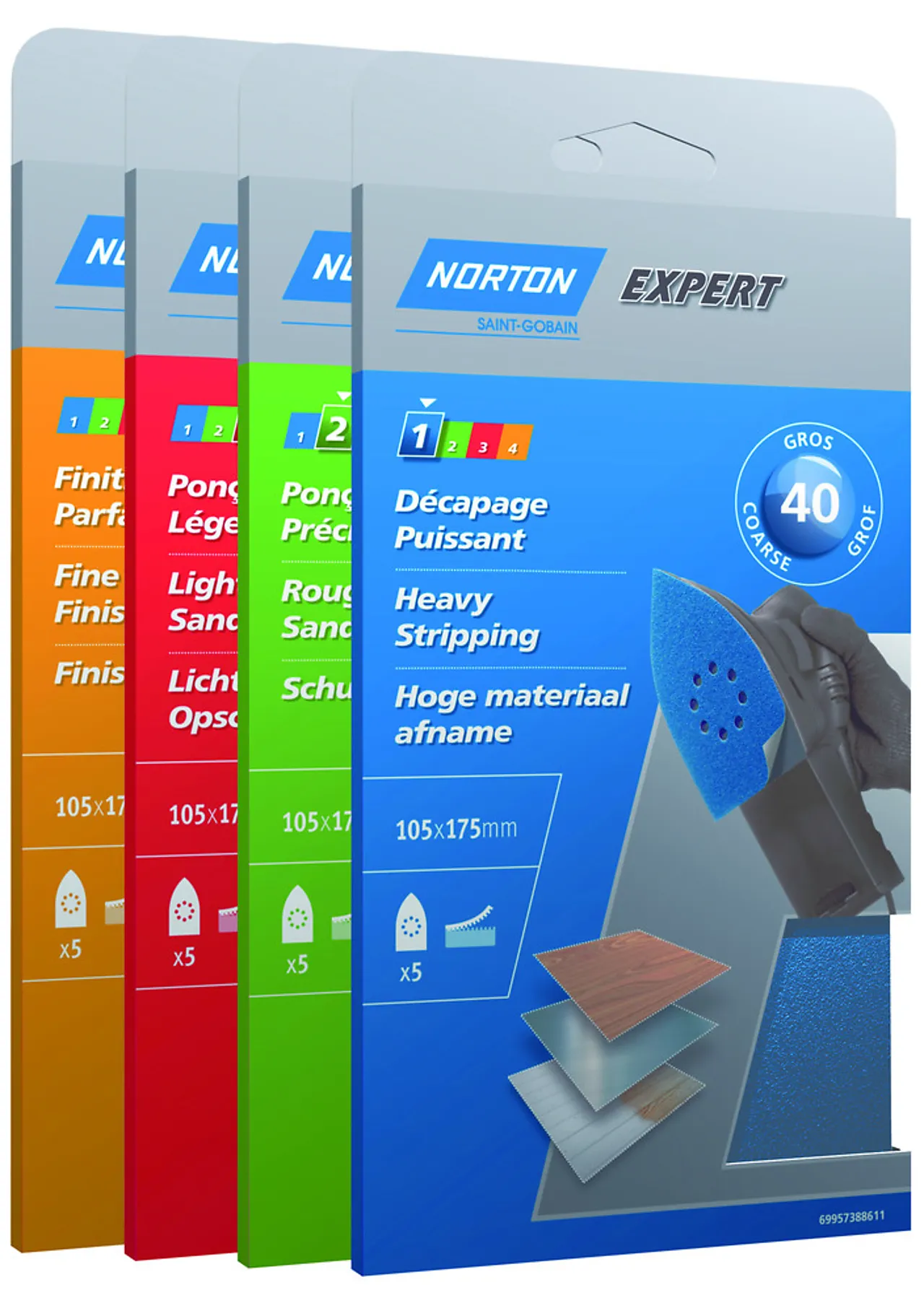 Slipeark 105x175mm multi k80 Slipeark 105x175mm multi k80