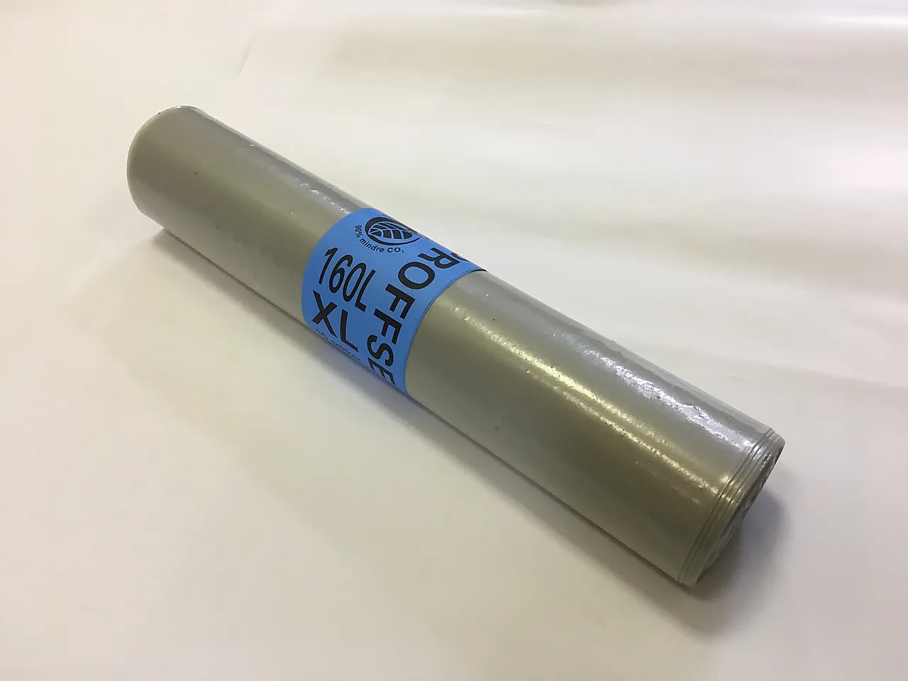 Avfallsekk proff 160 l klar rull a 10 stk