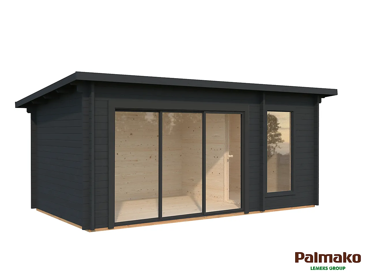 Badstue Sanna 12,8 m2 Slide+