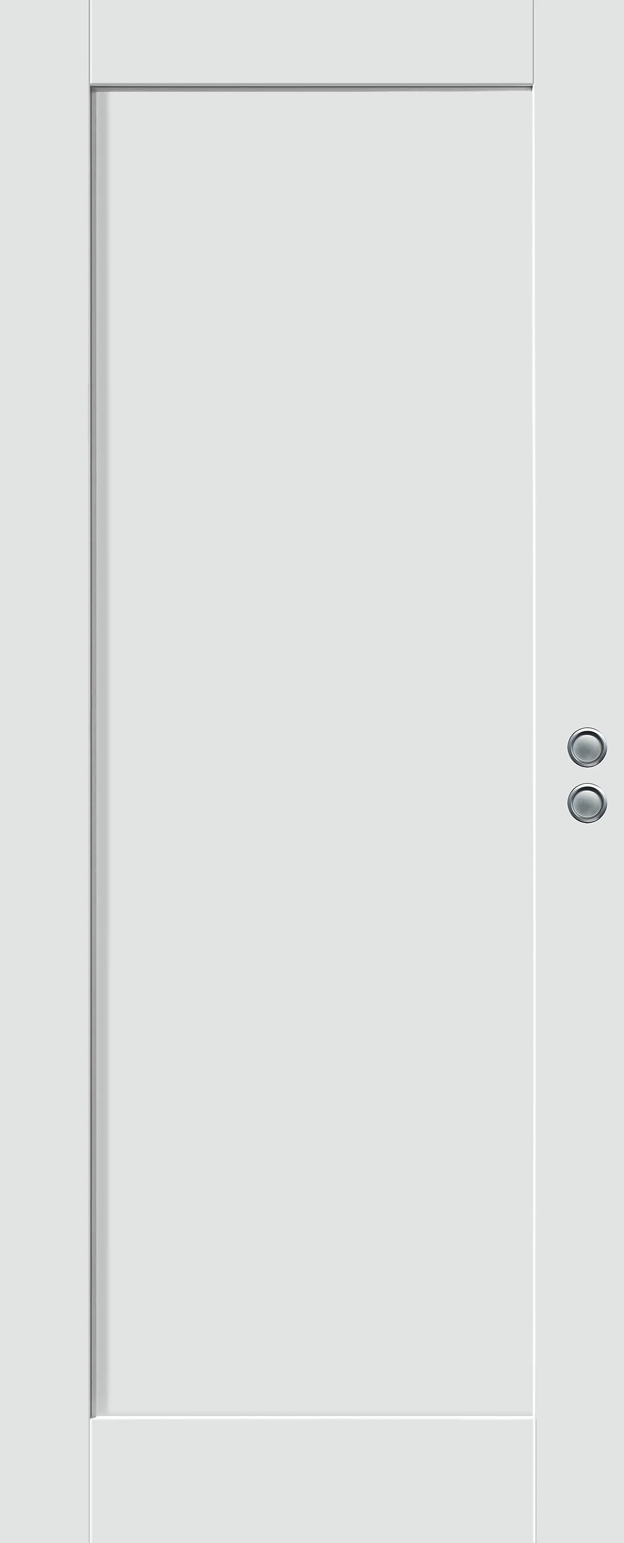 Skyvedør Stil 1 hvit 80x210 cm null - 80x210 cm - 2 - Miniatyr