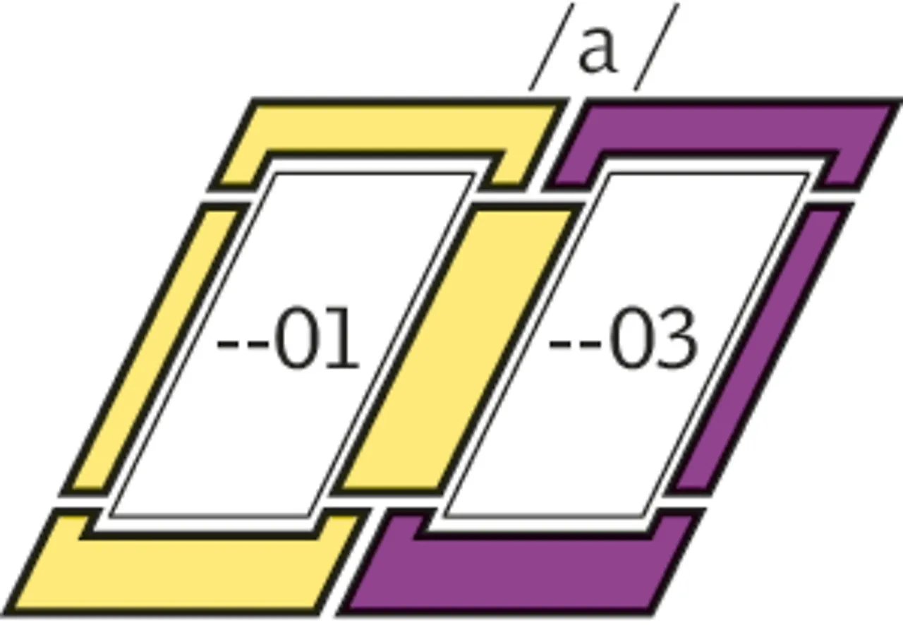 Inndekn ekw kombi 100mm 114x118 x 2 høyre og venstre element null - null - 2 - Miniatyr